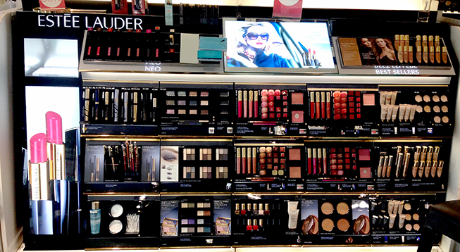 Estee Lauder backlit